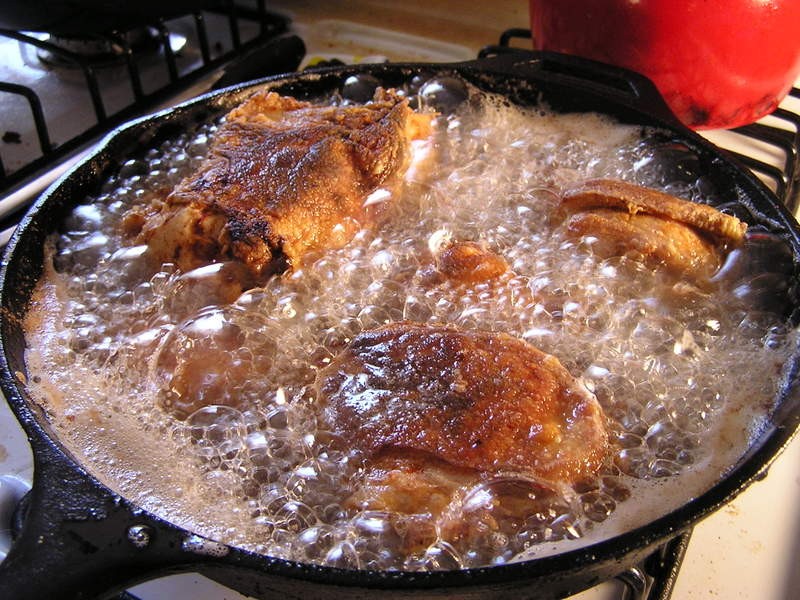 como fazer banha de galinha